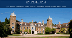 Desktop Screenshot of maidwellhall.co.uk