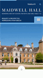 Mobile Screenshot of maidwellhall.co.uk